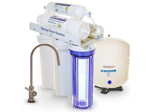 iSpring RCC7 - Built in USA, WQA Certified Reverse Osmosis 5-Stage 75GPD Under-Sink Water Filter with Brushed Nickel EU Faucet & See-through Housing iSpring RCC7 - Built in USA, WQA Certified Reverse Osmosis 5-Stage 75GPD Under-Sink Water Filter with Brushed Nickel EU Faucet & See-through Housing