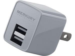 MERKURY INNOVATIONS - MERKURY MI-TC021-103 2.1A DUAL USB WALL CHARGER MERKURY INNOVATIONS - MERKURY MI-TC021-103 2.1A DUAL USB WALL CHARGER