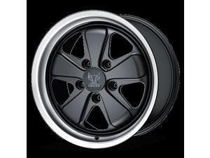 Fuchs Genuine Original Porsche Front: 19x8.5 5x130 56 Offset 71.5 Satin Black w/ Anodized Lip Fuchs Genuine Original Porsche Front: 19x8.5 5x130 56 Offset 71.5 Satin Black w/ Anodized Lip