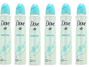 Dove Cotton Dry Spray Anti-perspirant Deodorant 150ml 5.07oz 24-48 Hr Protection (Pack Of 6) Dove Cotton Dry Spray Anti-perspirant Deodorant 150ml 5.07oz 24-48 Hr Protection (Pack Of 6)