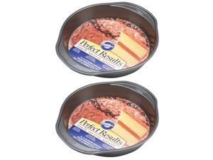 Wilton 2105-6059 Perfect Results Nonstick Round Cake Pan 9 by 1.5-Inch Pack of 2 Pans Wilton 2105-6059 Perfect Results Nonstick Round Cake Pan 9 by 1.5-Inch Pack of 2 Pans