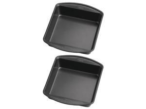 Wilton Perfect Results 8-Inch Square Cake Pan Pack of 2 Pans Wilton Perfect Results 8-Inch Square Cake Pan Pack of 2 Pans