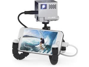 RIF6 Cube, 2" Pico DLP High-Res Mobile Projector- 120" Display, 20,000 Hour LED, Mini-HDMI, 90 Minutes Battery Life, Pocket Size Home Cinema RIF6 Cube, 2" Pico DLP High-Res Mobile Projector- 120" Display, 20,000 Hour LED, Mini-HDMI, 90 Minutes Battery Life, Pocket Size Home Cinema