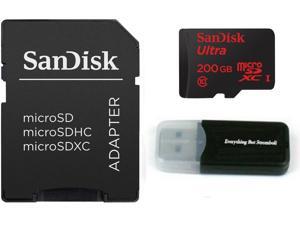 Sandisk Micro SDXC Ultra MicroSD TF Flash Memory Card 200GB 200G Class 10 for Samsung Galaxy S7 / Galaxy S7 Edge Phone w/ Everything But Stromboli Memory Card Reader Sandisk Micro SDXC Ultra MicroSD TF Flash Memory Card 200GB 200G Class 10 for Samsung Galaxy S7 / Galaxy S7 Edge Phone w/ Everything But Stromboli Memory Card Reader