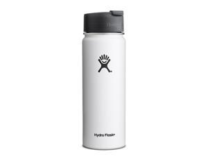 Hydro Flask 20 oz Vacuum Insulated Stainless Steel Water Bottle, Wide Mouth w/Hydro Flip Cap, White Hydro Flask 20 oz Vacuum Insulated Stainless Steel Water Bottle, Wide Mouth w/Hydro Flip Cap, White