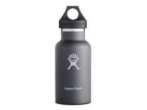 Hydro Flask 12 oz Vacuum Insulated Stainless Steel Water Bottle, Standard Mouth w/Loop Cap, Graphite Hydro Flask 12 oz Vacuum Insulated Stainless Steel Water Bottle, Standard Mouth w/Loop Cap, Graphite