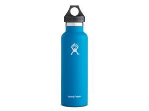 Hydro Flask 21 oz Vacuum Insulated Stainless Steel Water Bottle, Standard Mouth w/Loop Cap, Pacific Hydro Flask 21 oz Vacuum Insulated Stainless Steel Water Bottle, Standard Mouth w/Loop Cap, Pacific