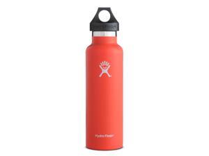 Hydro Flask 21 oz Vacuum Insulated Stainless Steel Water Bottle, Standard Mouth w/Loop Cap, Tangelo Hydro Flask 21 oz Vacuum Insulated Stainless Steel Water Bottle, Standard Mouth w/Loop Cap, Tangelo