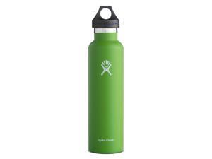 Hydro Flask 24 oz Vacuum Insulated Stainless Steel Water Bottle, Standard Mouth w/Loop Cap, Kiwi Hydro Flask 24 oz Vacuum Insulated Stainless Steel Water Bottle, Standard Mouth w/Loop Cap, Kiwi