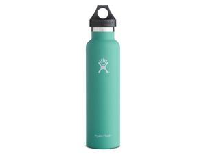 Hydro Flask 24 oz Vacuum Insulated Stainless Steel Water Bottle, Standard Mouth w/Loop Cap, Mint Hydro Flask 24 oz Vacuum Insulated Stainless Steel Water Bottle, Standard Mouth w/Loop Cap, Mint