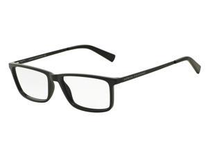 Exchange Armani 0AX3027 Optical Full Rim Rectangular Mens Sunglasses - Size - 55 (Matte Black / Transparent) Exchange Armani 0AX3027 Optical Full Rim Rectangular Mens Sunglasses - Size - 55 (Matte Black / Transparent)