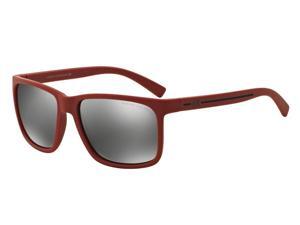 Exchange Armani 0AX4041S Sun Full Rim Square Mens Sunglasses - Size - 58 (Matte Red / Mirror Silver) Exchange Armani 0AX4041S Sun Full Rim Square Mens Sunglasses - Size - 58 (Matte Red / Mirror Silver)