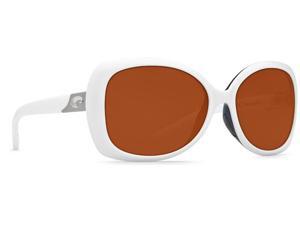 Costa Del Mar Sea Fan White Topaz Sunglasses Copper Lens 580P Costa Del Mar Sea Fan White Topaz Sunglasses Copper Lens 580P