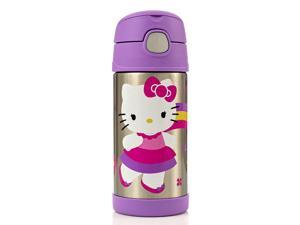 Thermos FUNtainer 12oz/355mL Stainless Steel Vacuum Insulated Straw Bottle (Hello Kitty) F4013HK Thermos FUNtainer 12oz/355mL Stainless Steel Vacuum Insulated Straw Bottle (Hello Kitty) F4013HK