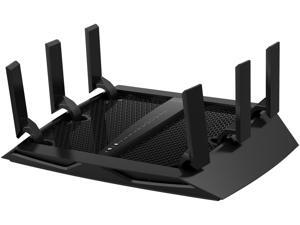 NETGEAR R8000-100UKS Nighthawk X6 - AC3200 Tri-Band WiFi Gigabit Router IEEE 802.11ac, IEEE 802.11a/b/g/n NETGEAR R8000-100UKS Nighthawk X6 - AC3200 Tri-Band WiFi Gigabit Router IEEE 802.11ac, IEEE 802.11a/b/g/n