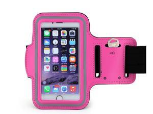 Sports Running Armband Armabnd for iPhone 6S/6 plus (5.5 inch), Running Exercise Gym Sport band with Dual Arm-Size Slots , Water Resistant Sweat Proof + Key pocket Holder (Pink) Sports Running Armband Armabnd for iPhone 6S/6 plus (5.5 inch), Running Exercise Gym Sport band with Dual Arm-Size Slots , Water Resistant Sweat Proof + Key pocket Holder (Pink)