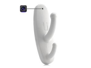 HD Mini Camcorder Spy Clothes Hook Video Cam Pinhole DV Video Recorder White HD Mini Camcorder Spy Clothes Hook Video Cam Pinhole DV Video Recorder White