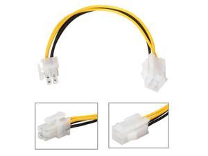 4 Pin ATX 12V P4 Male to Female CPU Power Supply Extension Cable Adapter 8 Inch 4 Pin ATX 12V P4 Male to Female CPU Power Supply Extension Cable Adapter 8 Inch