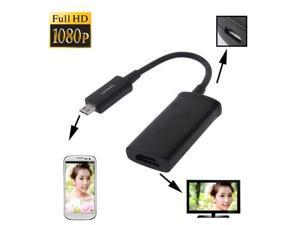 Micro USB MHL to HDMI AF Cable for Samsung Galaxy S5 / S III / i9300 / S4 / i9500, Samsung Galaxy Note III / N9000 / Note II / N7100, Support 1080P Full HD Output (Length: 10cm) (Black) Micro USB MHL to HDMI AF Cable for Samsung Galaxy S5 / S III / i9300 / S4 / i9500, Samsung Galaxy Note III / N9000 / Note II / N7100, Support 1080P Full HD Output (Length: 10cm) (Black)
