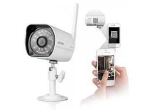Zmodo Wireless Wifi CMOS 720P HD H.264 Waterproof Outdoor IP Camera with IR-CUT White Zmodo Wireless Wifi CMOS 720P HD H.264 Waterproof Outdoor IP Camera with IR-CUT White