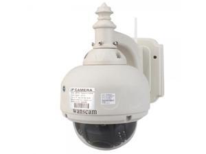 Wanscam HW0028 Wireless Wifi IR-Cut Waterproof PTZ Outdoor IP Camera with 3X Optical Zoom White Wanscam HW0028 Wireless Wifi IR-Cut Waterproof PTZ Outdoor IP Camera with 3X Optical Zoom White