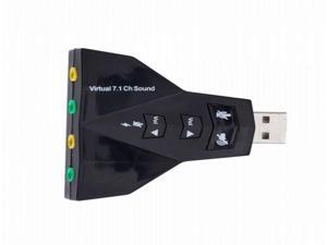 USB 2.0 to Audio Sound Card Adapter Virtual 5.1 Channel Double Microphone and Headset USB 2.0 to Audio Sound Card Adapter Virtual 5.1 Channel Double Microphone and Headset
