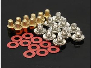 10x 6.5mm Brass Standoff 6-32 – M3 PC Case Motherboard Riser Screws Washers 10x 6.5mm Brass Standoff 6-32 – M3 PC Case Motherboard Riser Screws Washers