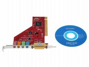4 Channel 3D Audio Internal PC PCI Sound Card with Game Midi Port 4 Channel 3D Audio Internal PC PCI Sound Card with Game Midi Port