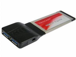 SuperSpeed USB 3.0 Express PCMCIA Card 2 Port Laptop, Built in DC Jack for Extra Power SuperSpeed USB 3.0 Express PCMCIA Card 2 Port Laptop, Built in DC Jack for Extra Power