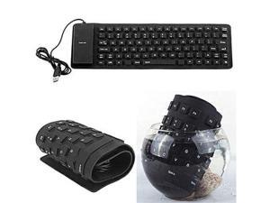New Portable USB Silicone Flexible Roll Up Foldable PC Computer Laptop Keyboard New Portable USB Silicone Flexible Roll Up Foldable PC Computer Laptop Keyboard