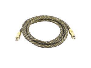 Plastic Net Wrapped Shielded M/M Optical Fiber Digital Audio Cable 4.9Ft 7mm OD Plastic Net Wrapped Shielded M/M Optical Fiber Digital Audio Cable 4.9Ft 7mm OD