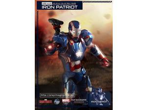 Iron Man 3 Iron Patriot Super Alloy 1:12 Scale Die-Cast Metal Action Figure Iron Man 3 Iron Patriot Super Alloy 1:12 Scale Die-Cast Metal Action Figure