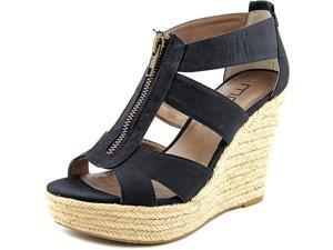 Moda Spana Kinsy Women US 6.5 Black Wedge Sandal Moda Spana Kinsy Women US 6.5 Black Wedge Sandal