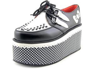 T.U.K. Hello Kitty Red Ribbon Creeper Women US 9 Black Oxford T.U.K. Hello Kitty Red Ribbon Creeper Women US 9 Black Oxford