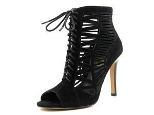 Crown Vintage Galaxy Women US 8 Black Peep Toe Bootie Crown Vintage Galaxy Women US 8 Black Peep Toe Bootie