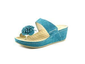David Tate Jolly Women US 7 Blue Platform Sandal David Tate Jolly Women US 7 Blue Platform Sandal