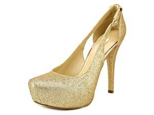 Guess Jacoba Women US 7 Gold Platform Heel Guess Jacoba Women US 7 Gold Platform Heel
