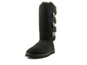 Ugg Australia Bailey Button Triplet Women US 6 Black Winter Boot EU 37 Ugg Australia Bailey Button Triplet Women US 6 Black Winter Boot EU 37