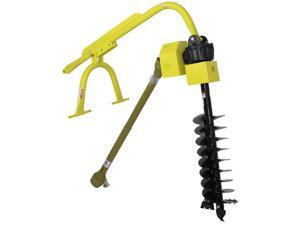 Titan 60HP HD Steel Fence Posthole Digger w/9" Auger 3 Point Tractor Attachment Titan 60HP HD Steel Fence Posthole Digger w/9" Auger 3 Point Tractor Attachment