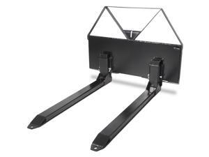 Titan 46" Pallet Fork Attachment Skid Steer Quick Attach Mount 2600 lb Capacity Titan 46" Pallet Fork Attachment Skid Steer Quick Attach Mount 2600 lb Capacity