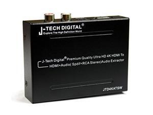 J-Tech Digital ® Premium Quality HDMI To HDMI + Audio (Spdif + RCA Stereo) Audio Extractor Converter support ULTRA HD 4K (Support Apple TV 4 Gen) J-Tech Digital ® Premium Quality HDMI To HDMI + Audio (Spdif + RCA Stereo) Audio Extractor Converter support ULTRA HD 4K (Support Apple TV 4 Gen)