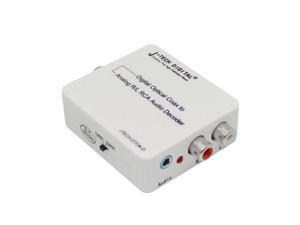 J-Tech Digital ® Optical SPDIF Toslink / Coaxial Digital to Analog Audio Decoder Converter with PCM , 5.1 Dolby Digital & DTS Support with 3.5mm Jack Headphone/Speaker Outputs J-Tech Digital ® Optical SPDIF Toslink / Coaxial Digital to Analog Audio Decoder Converter with PCM , 5.1 Dolby Digital & DTS Support with 3.5mm Jack Headphone/Speaker Outputs