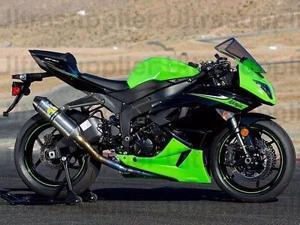 Green Black Fairing Bodywork Injection for 2009-2012 Kawasaki Ninja ZX6R Green Black Fairing Bodywork Injection for 2009-2012 Kawasaki Ninja ZX6R
