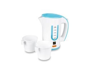 ZZ T368 Dual Voltage Travel Electric Kettle with 0.5 Liter Water Tank Capacity 1000-Watt - Blue ZZ T368 Dual Voltage Travel Electric Kettle with 0.5 Liter Water Tank Capacity 1000-Watt - Blue