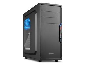 SHARKOON VS4-W Steel / Plastic ATX Mid Tower Gaming PC Case, 2x120mm Cooling Fan Pre-Installed, 2xUSB3.0, Max: 15.16" VGA Length, Max: 6.3" CPU Cooler Height SHARKOON VS4-W Steel / Plastic ATX Mid Tower Gaming PC Case, 2x120mm Cooling Fan Pre-Installed, 2xUSB3.0, Max: 15.16" VGA Length, Max: 6.3" CPU Cooler Height