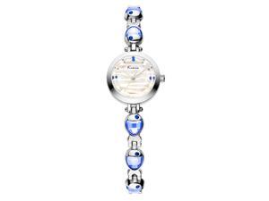 KIMIO Silver Case Blue Rhinestone Bracelets Watch Chic KW6119 KIMIO Silver Case Blue Rhinestone Bracelets Watch Chic KW6119