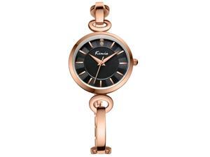 KIMIO Women's Bracelet Watch Elegant Concise Fashion Type KW6103 Rose Gold With Black KIMIO Women's Bracelet Watch Elegant Concise Fashion Type KW6103 Rose Gold With Black