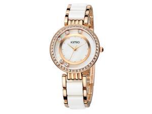 KIMIO Womens Quartz Anolog Display Wrist Watches Rhinestone Luxury Fashion Watch KW485 Black White KIMIO Womens Quartz Anolog Display Wrist Watches Rhinestone Luxury Fashion Watch KW485 Black White
