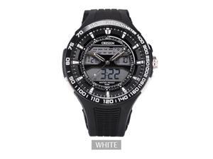 OHSEN Mens Sports Casual Watches Date Day Alarm Display Alarm Watch OW2803 White OHSEN Mens Sports Casual Watches Date Day Alarm Display Alarm Watch OW2803 White