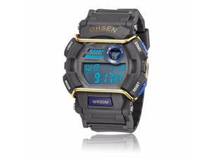 OHSEN Mens Sports Digital LCD Wrist Watches Fashion Casual Watch OW1602 Blue OHSEN Mens Sports Digital LCD Wrist Watches Fashion Casual Watch OW1602 Blue